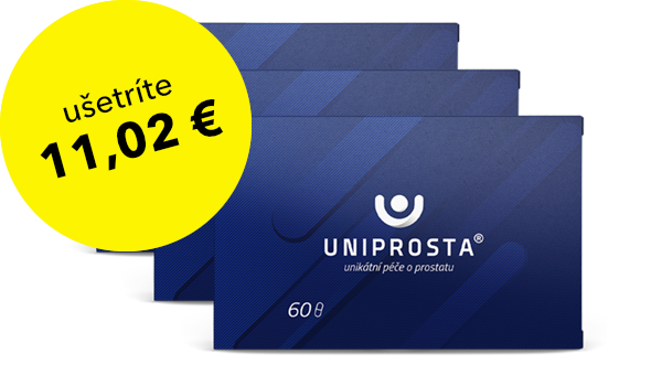 3 balení Uniprosta - péče o prostatu